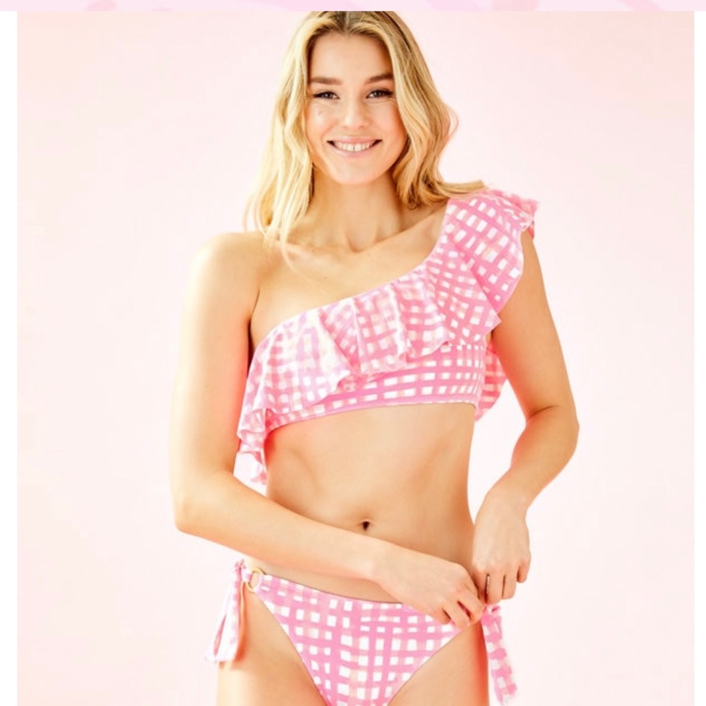 Lilly Pulitzer Bikini Top SIze 4 Pink Sorbet.